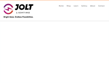 Tablet Screenshot of joltlighting.com